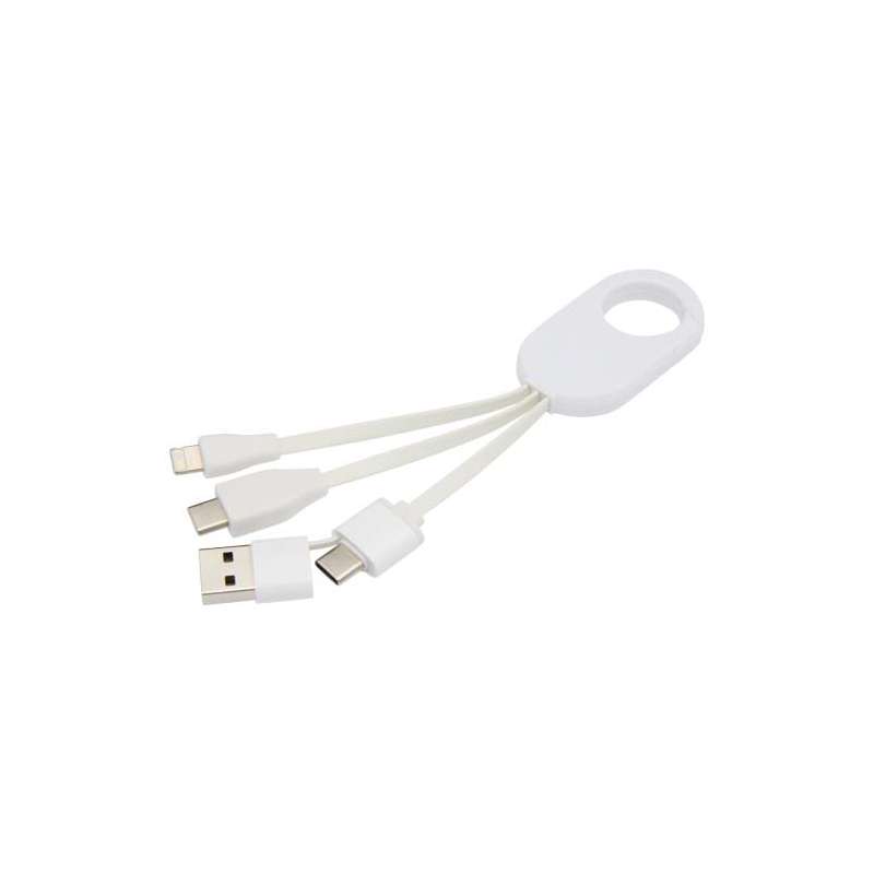 Cavo di ricarica 4-in-1 personalizzato con logo - cod. P124435