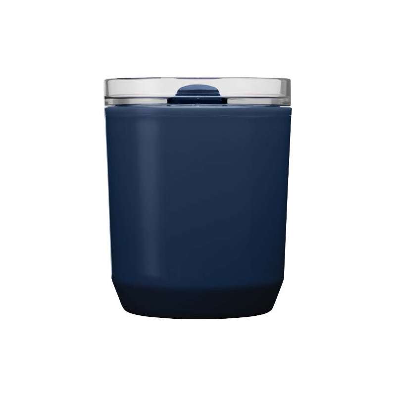 Bicchiere in plastica riciclata da 180 ml con logo - cod. P100852