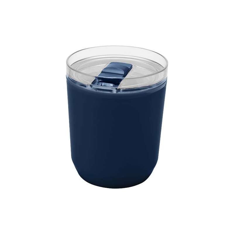 Bicchiere in plastica riciclata da 180 ml con logo - cod. P100852