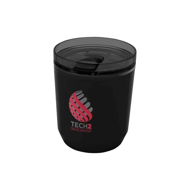 Bicchiere in plastica riciclata da 180 ml con logo - cod. P100852