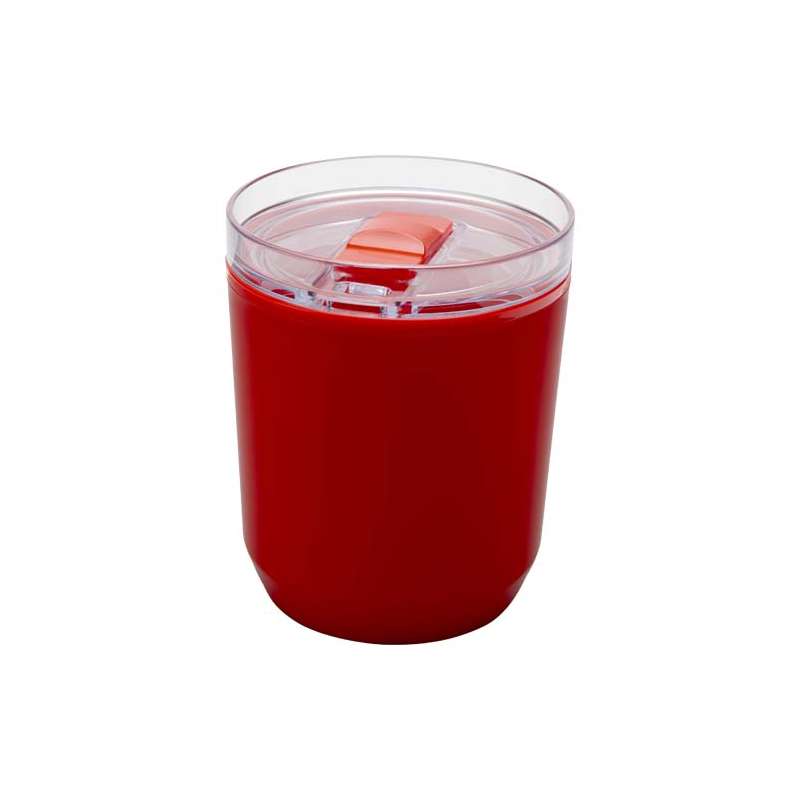 Bicchiere in plastica riciclata da 180 ml con logo - cod. P100852