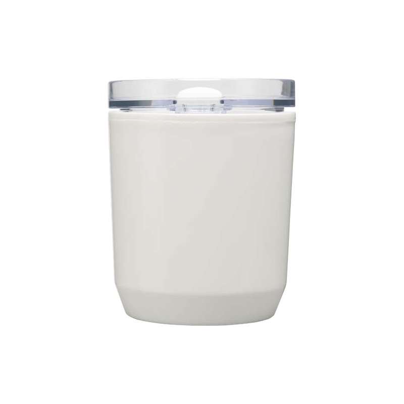 Bicchiere in plastica riciclata da 180 ml con logo - cod. P100852