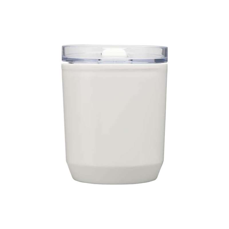 Bicchiere in plastica riciclata da 180 ml con logo - cod. P100852