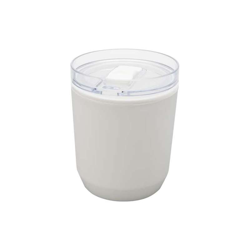 Bicchiere in plastica riciclata da 180 ml con logo - cod. P100852