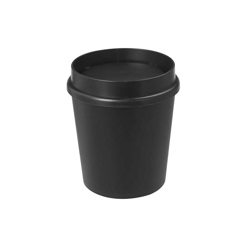 Bicchiere da 200 ml con coperchio e stampa logo - cod. P210273