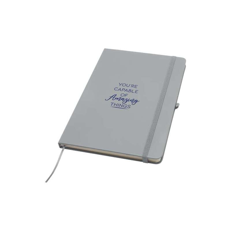 Blocco note A5 stampati con logo e 80 fogli a righe - cod. P107962