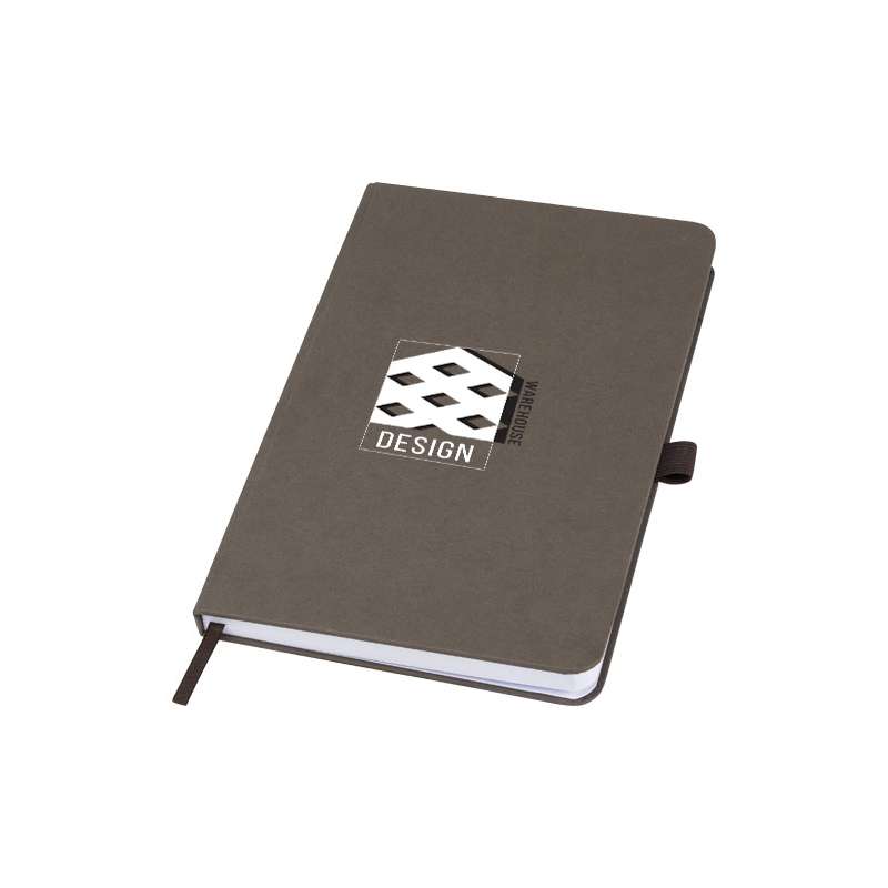 Blocco note personalizzati con 80 fogli di carta riciclata a righe - cod. P107812