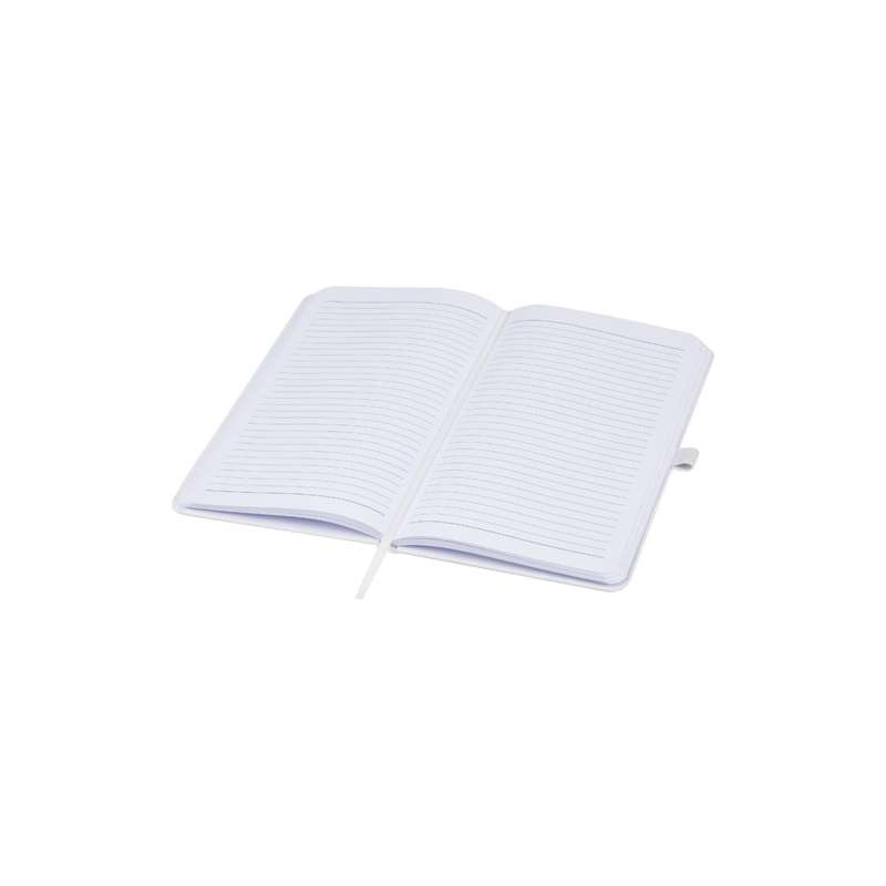 Blocco note personalizzati con 80 fogli di carta riciclata a righe - cod. P107812