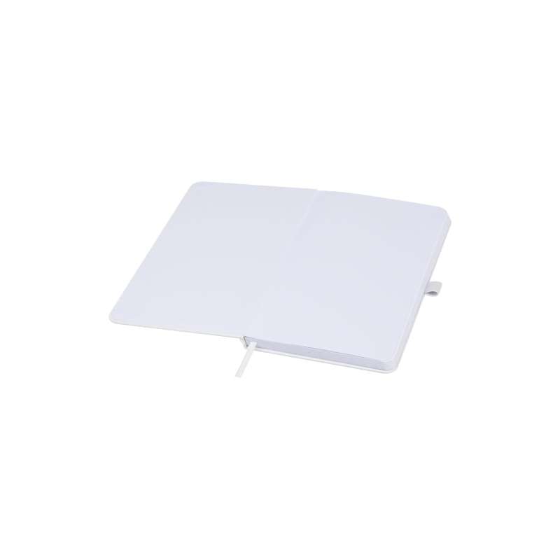 Blocco note personalizzati con 80 fogli di carta riciclata a righe - cod. P107812