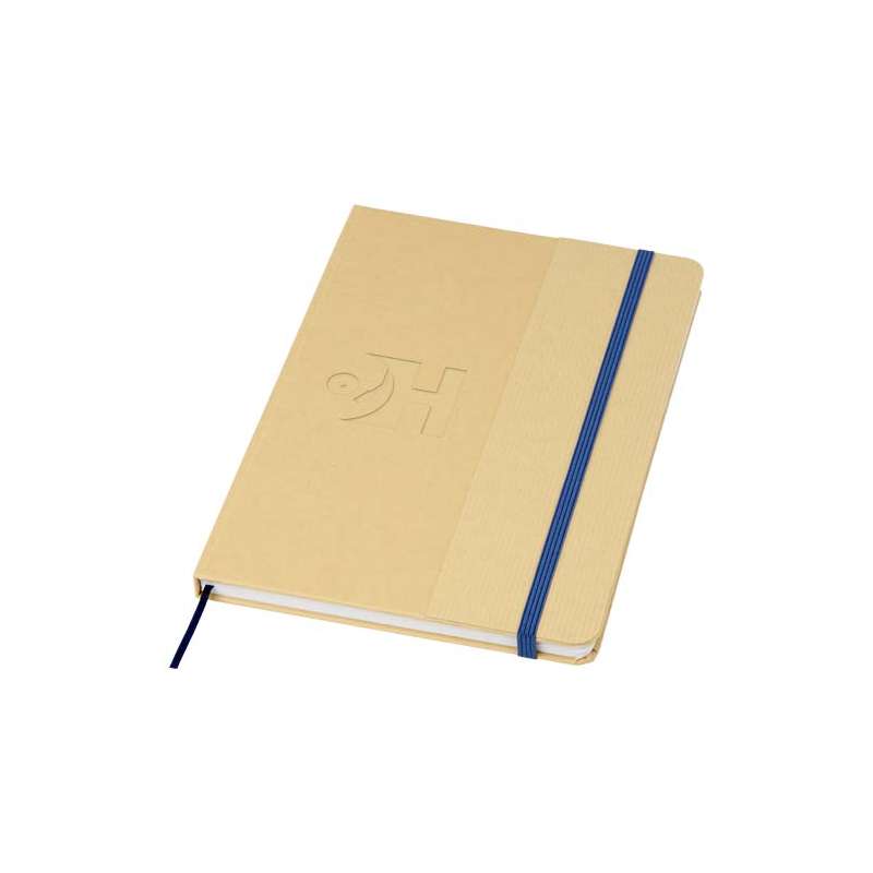 Blocco note formato A5 con logo e 80 fogli a righe - cod. P107903