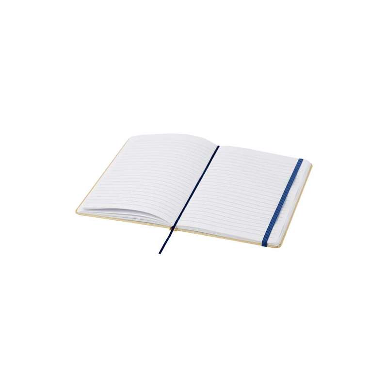 Blocco note formato A5 con logo e 80 fogli a righe - cod. P107903
