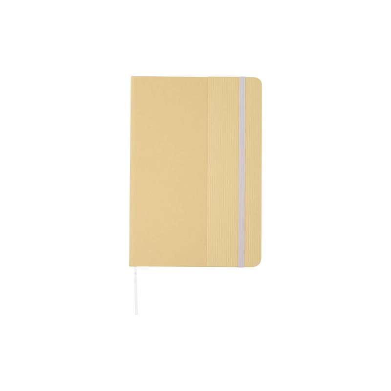 Blocco note formato A5 con logo e 80 fogli a righe - cod. P107903