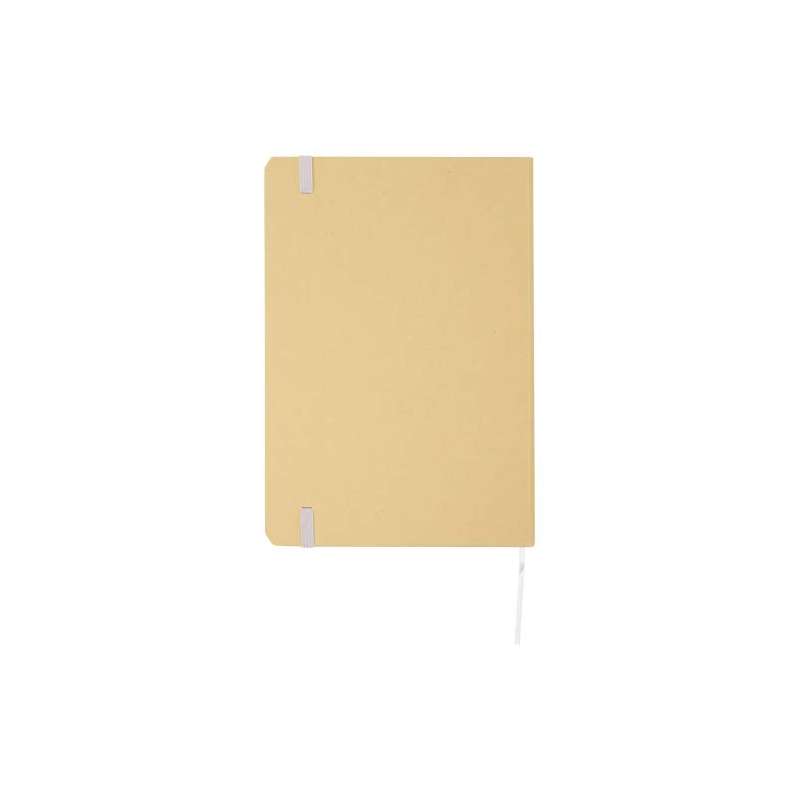 Blocco note formato A5 con logo e 80 fogli a righe - cod. P107903