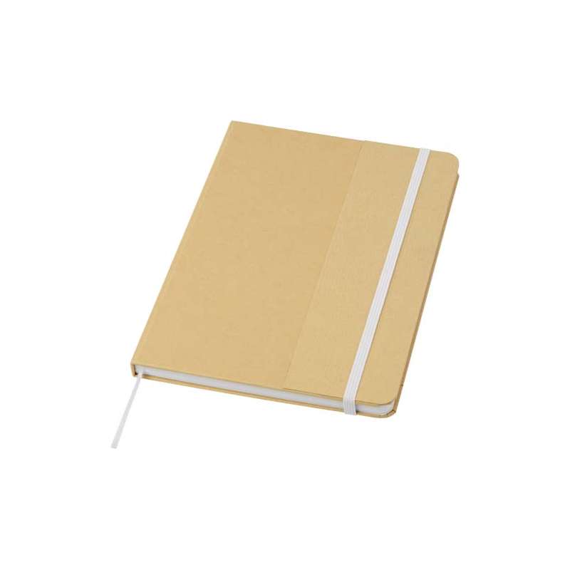 Blocco note formato A5 con logo e 80 fogli a righe - cod. P107903
