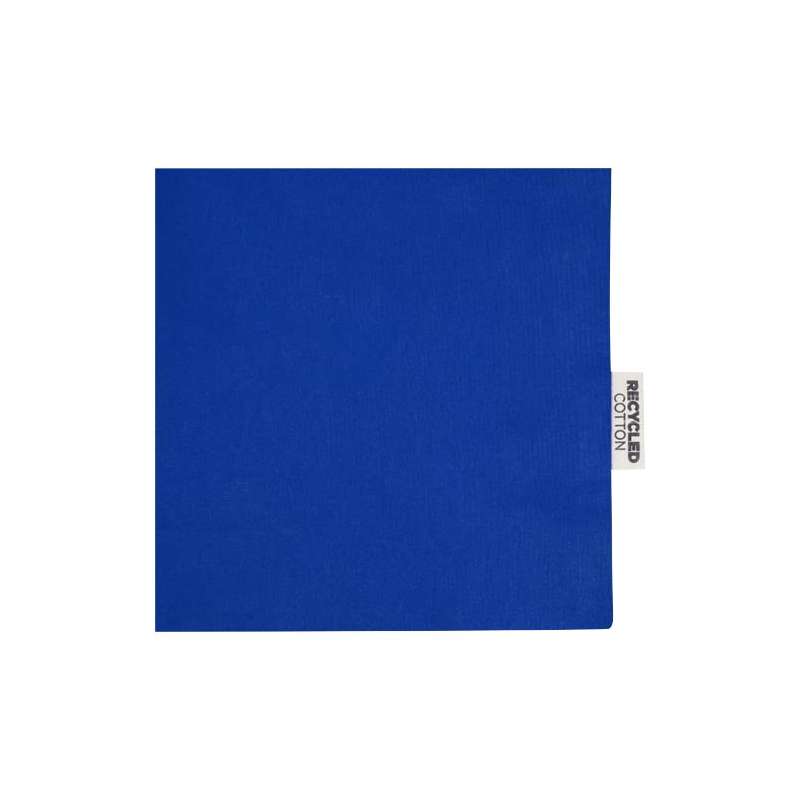 Tote bag a soffietto in cotone riciclato f.to 38x41x8,5 cm. - cod. P120733