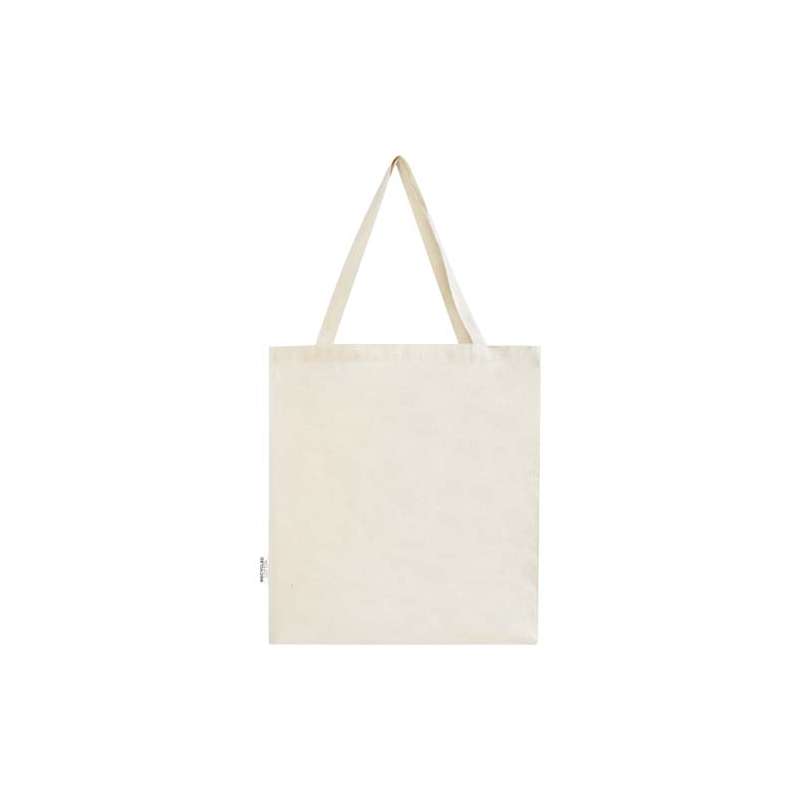 Tote bag a soffietto in cotone riciclato f.to 38x41x8,5 cm. - cod. P120733