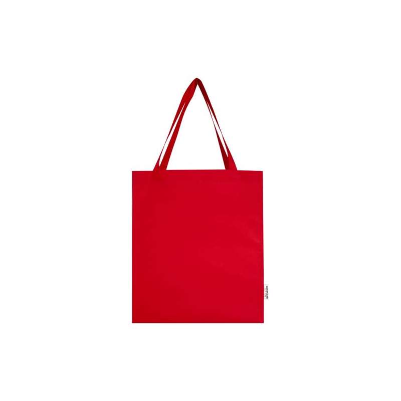 Tote bag a soffietto in cotone riciclato f.to 38x41x8,5 cm. - cod. P120733