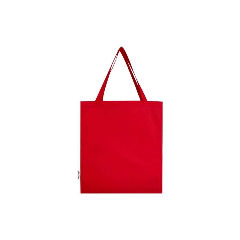 Tote bag a soffietto in cotone riciclato f.to 38x41x8,5 cm. - cod. P120733