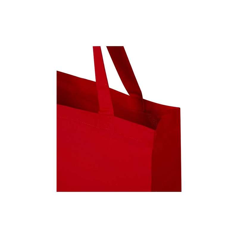 Tote bag a soffietto in cotone riciclato f.to 38x41x8,5 cm. - cod. P120733