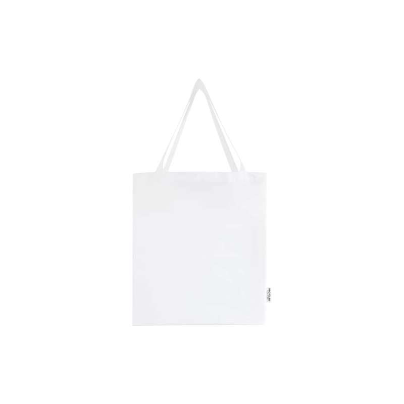 Tote bag a soffietto in cotone riciclato f.to 38x41x8,5 cm. - cod. P120733