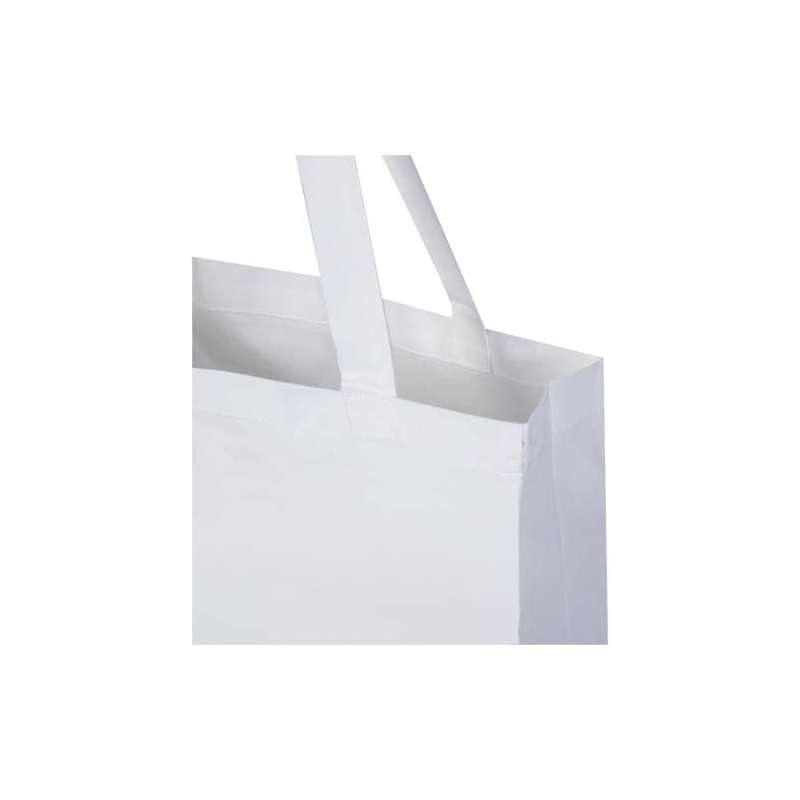 Tote bag a soffietto in cotone riciclato f.to 38x41x8,5 cm. - cod. P120733