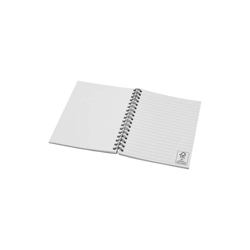 Blocco note A6 colorato con spirale da 50 fogli di carta bianca - cod. P210188