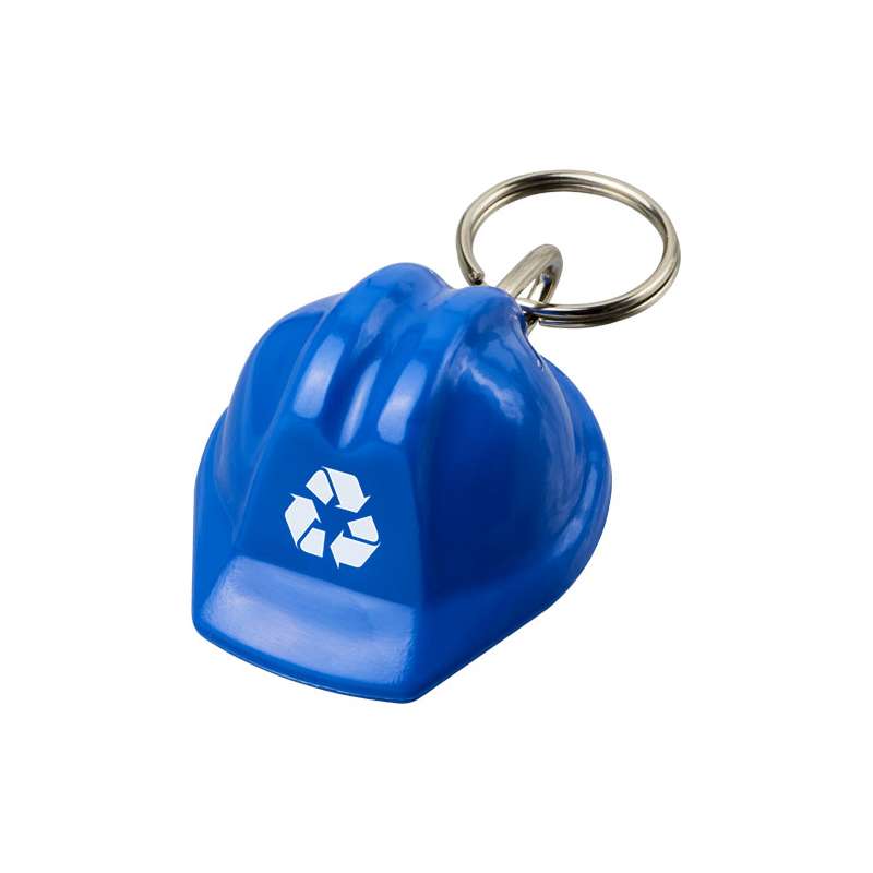 Portachiavi a forma di casco in materiale riciclato Kolt - cod. P210189