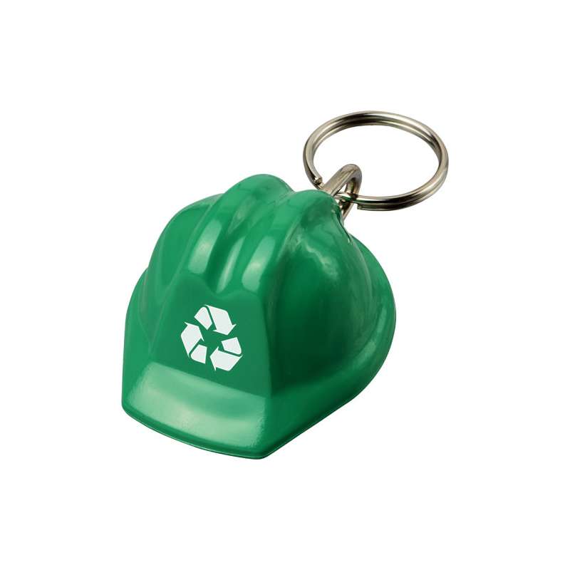 Portachiavi a forma di casco in materiale riciclato Kolt - cod. P210189