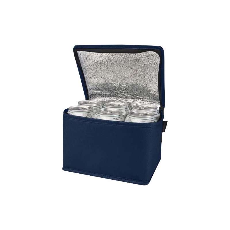 Borsa termica con capacità per 6 lattine in tessuto non tessuto riciclato certificato GRS Spectrum - 4L - cod. P130082