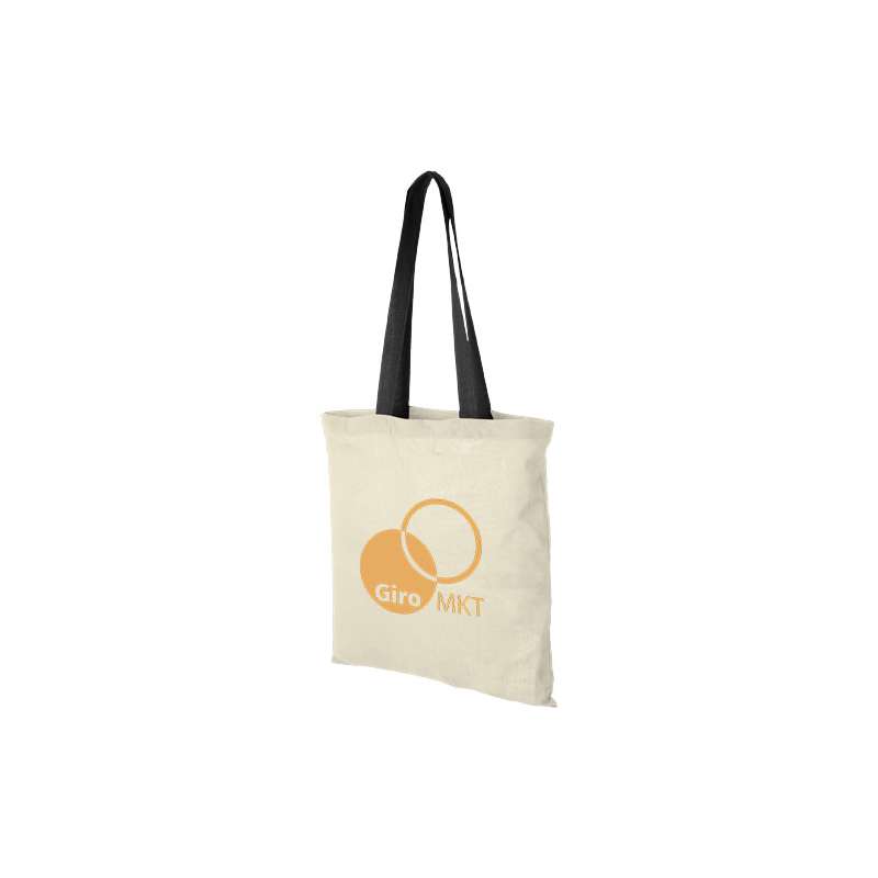 Shopping bags personalizzate con manici colorati f.to 38x42 cm. - cod. P120131
