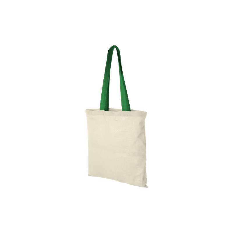 Shopping bags personalizzate con manici colorati f.to 38x42 cm. - cod. P120131