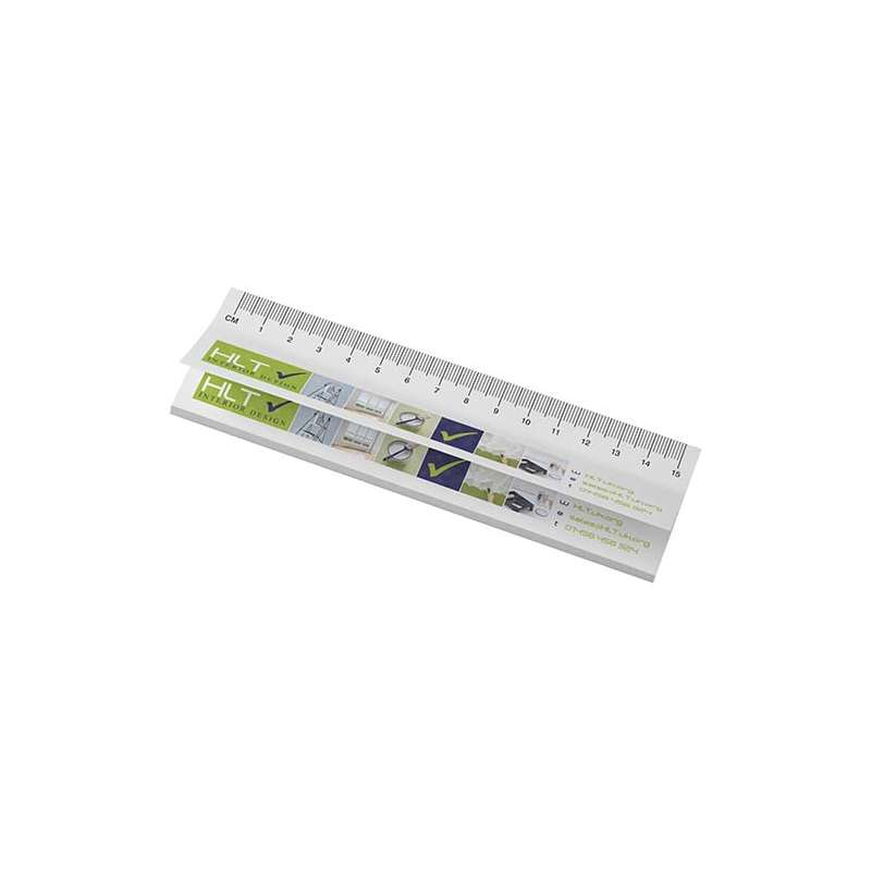 Foglietti adesivi con righello stampato da 15 cm - cod. P21261