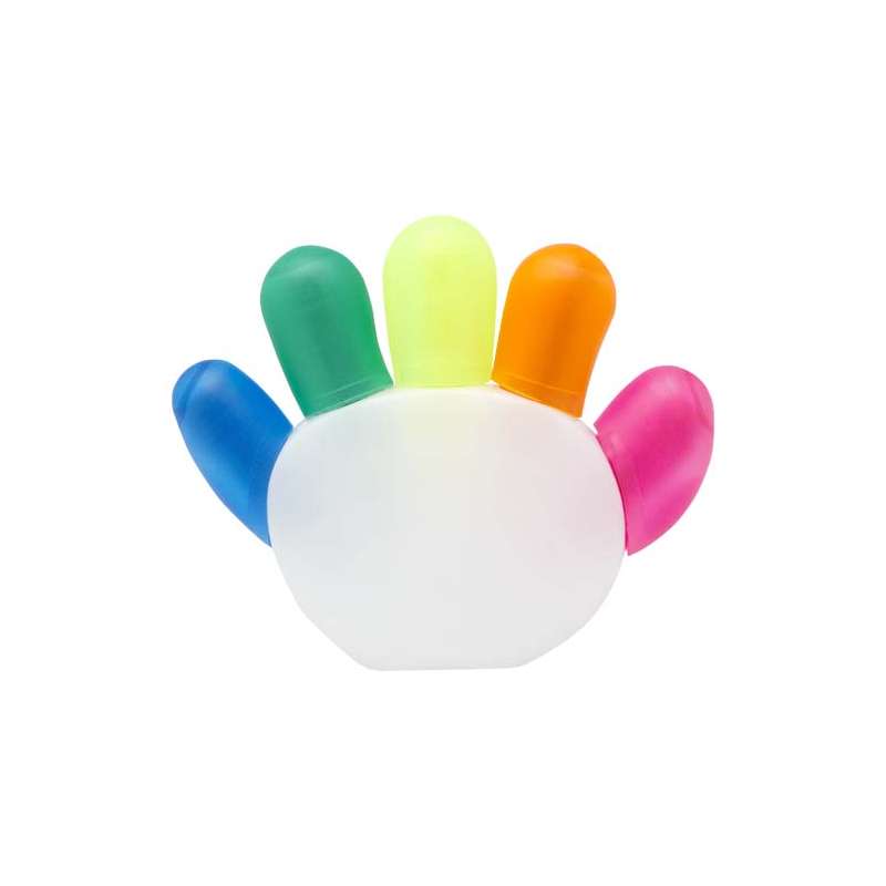 Evidenziatori a 5 colori stampati con logo - cod. P106252