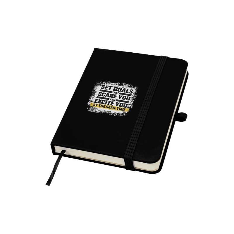 Blocco note A6 con stampa logo e 80 fogli a righe - cod. P107963