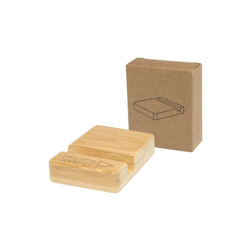 Supporto per telefono in bambù personalizzato - cod. P104604