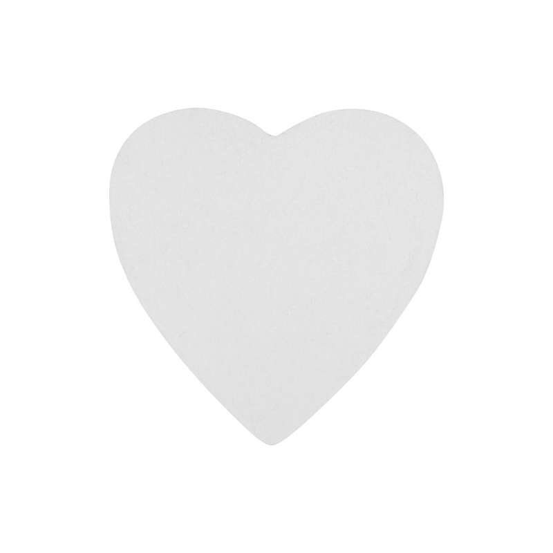 Foglietti adesivi in carta riciclata a forma di cuore Sticky-Mate® - cod. P210183