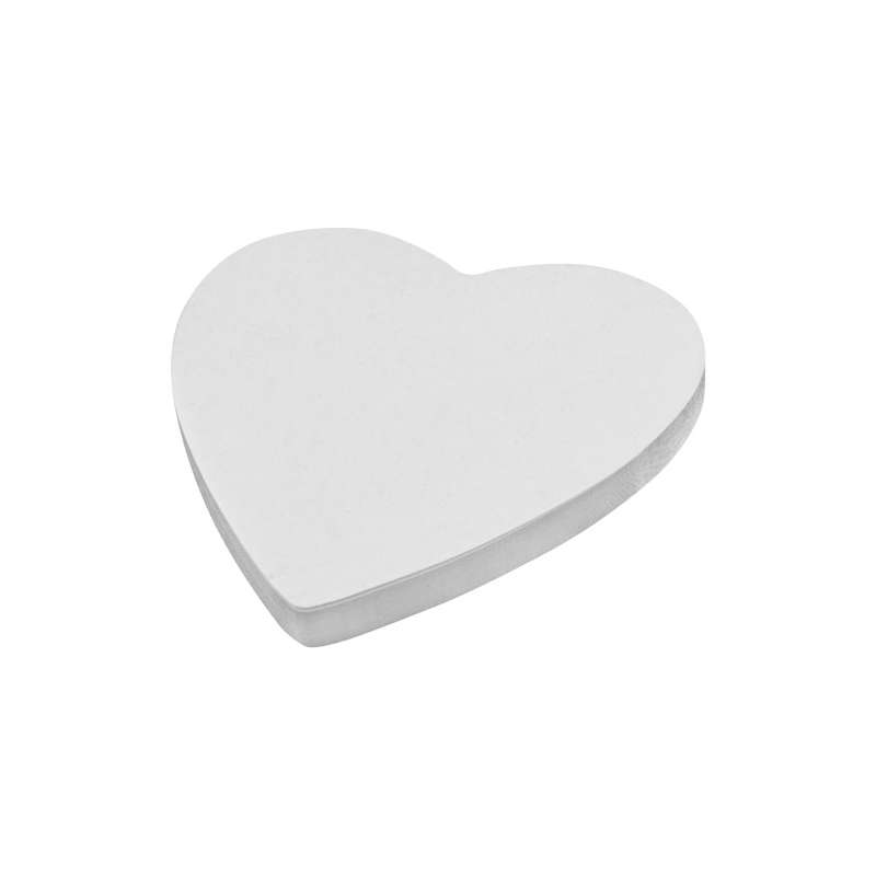 Foglietti adesivi in carta riciclata a forma di cuore Sticky-Mate® - cod. P210183