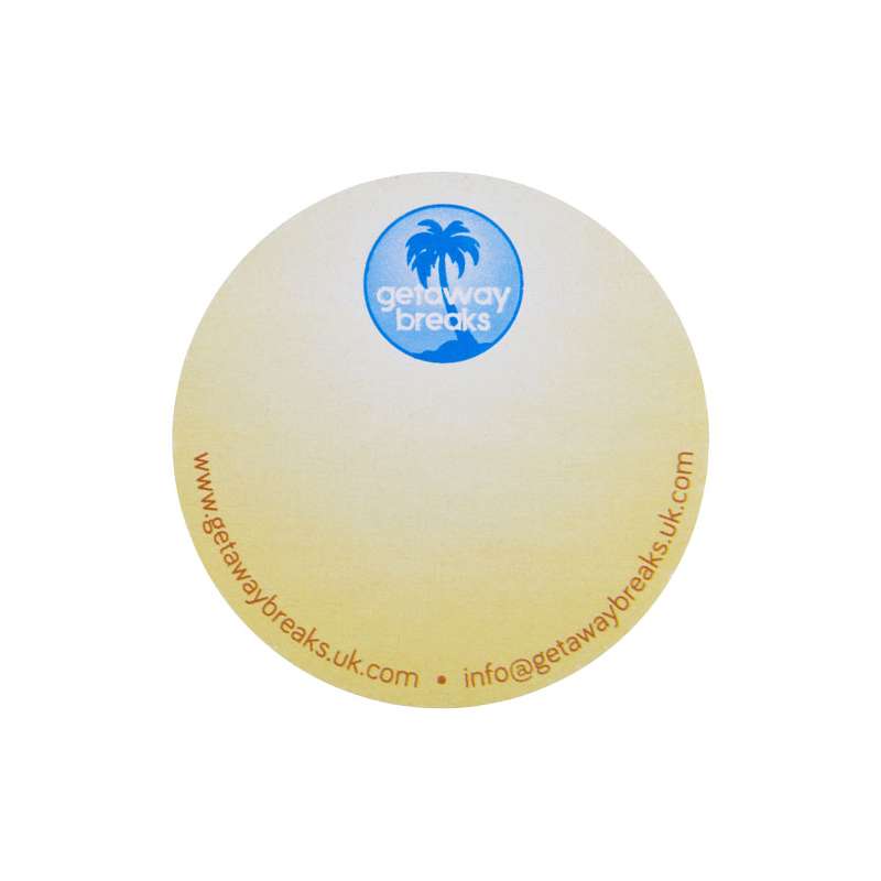 Foglietti adesivi in carta riciclata a forma rotonda Sticky-Mate® - cod. P210184
