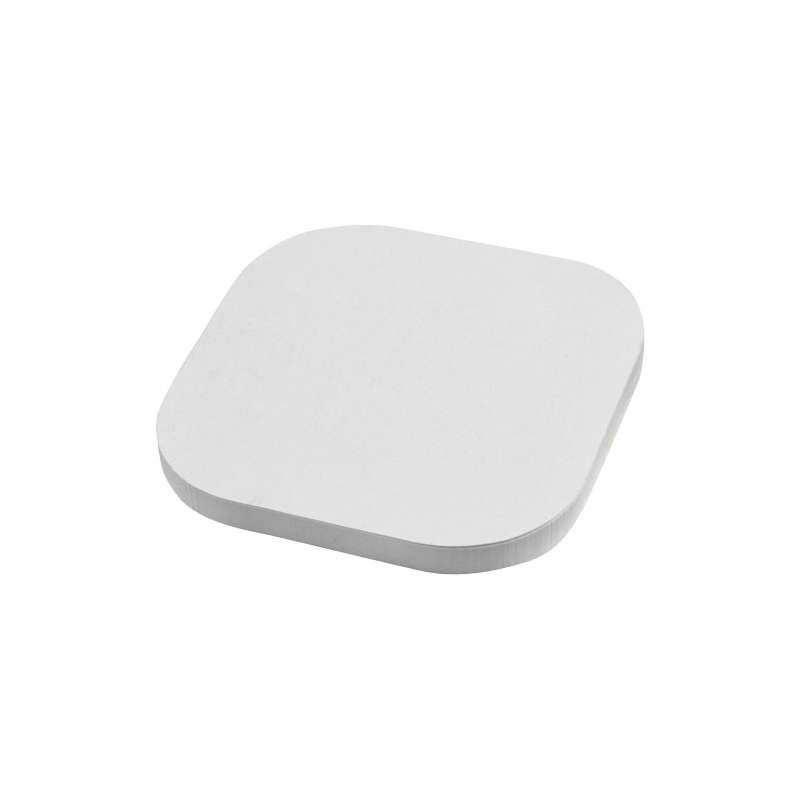 Foglietti adesivi in carta riciclata quadrati con angoli arrotondati Sticky-Mate® - cod. P210185