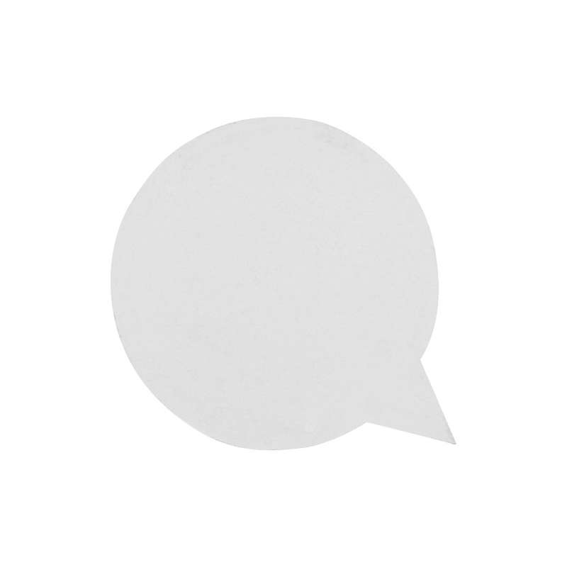 Foglietti adesivi in carta riciclata a forma di fumetto Sticky-Mate® - cod. P210186