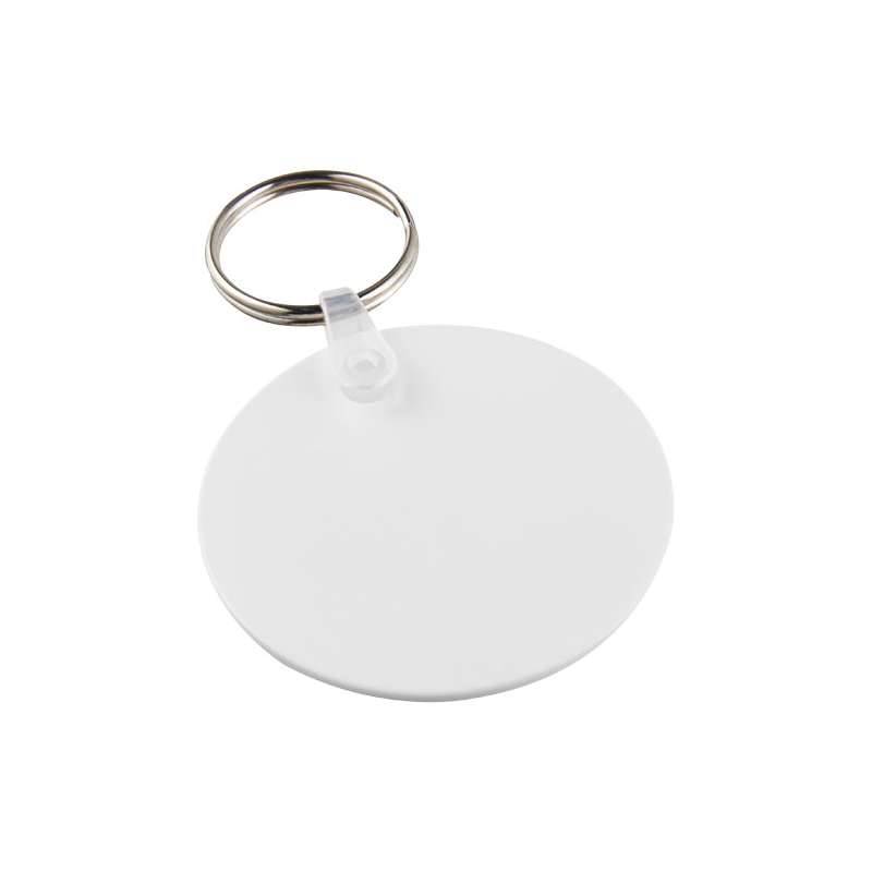 Portachiavi in materiale riciclato a forma di cerchio Tait - cod. P210475