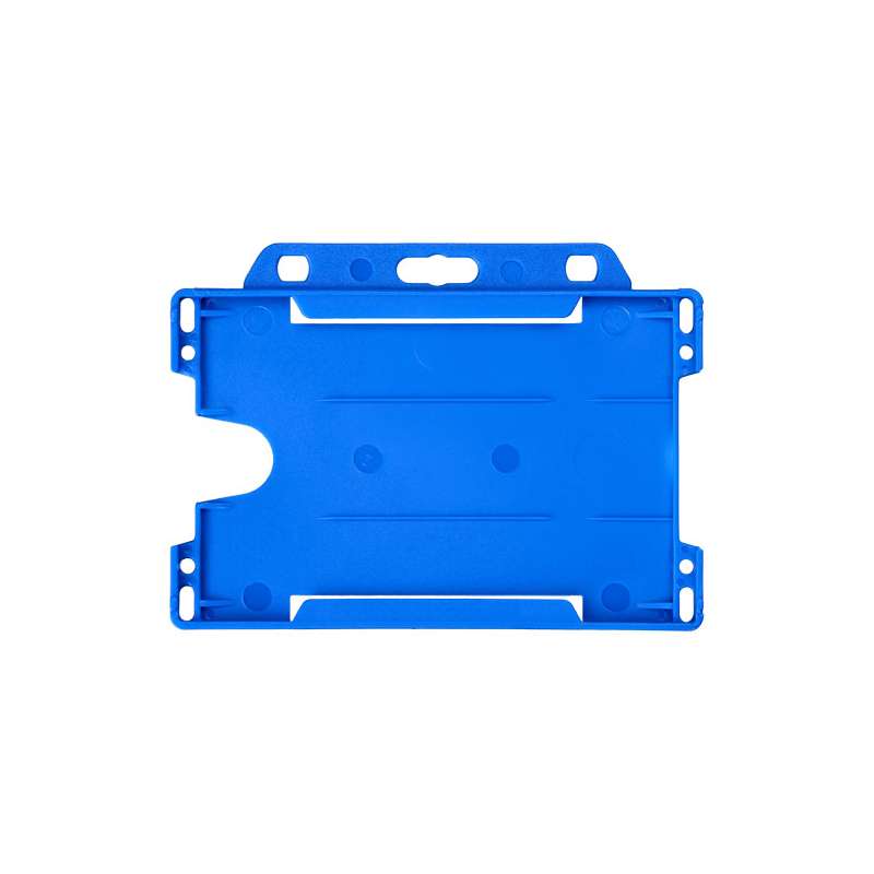 Porta badge in plastica riciclata con logo - cod. P210193