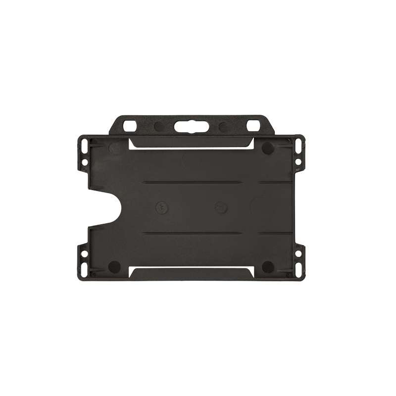 Porta badge in plastica riciclata con logo - cod. P210193