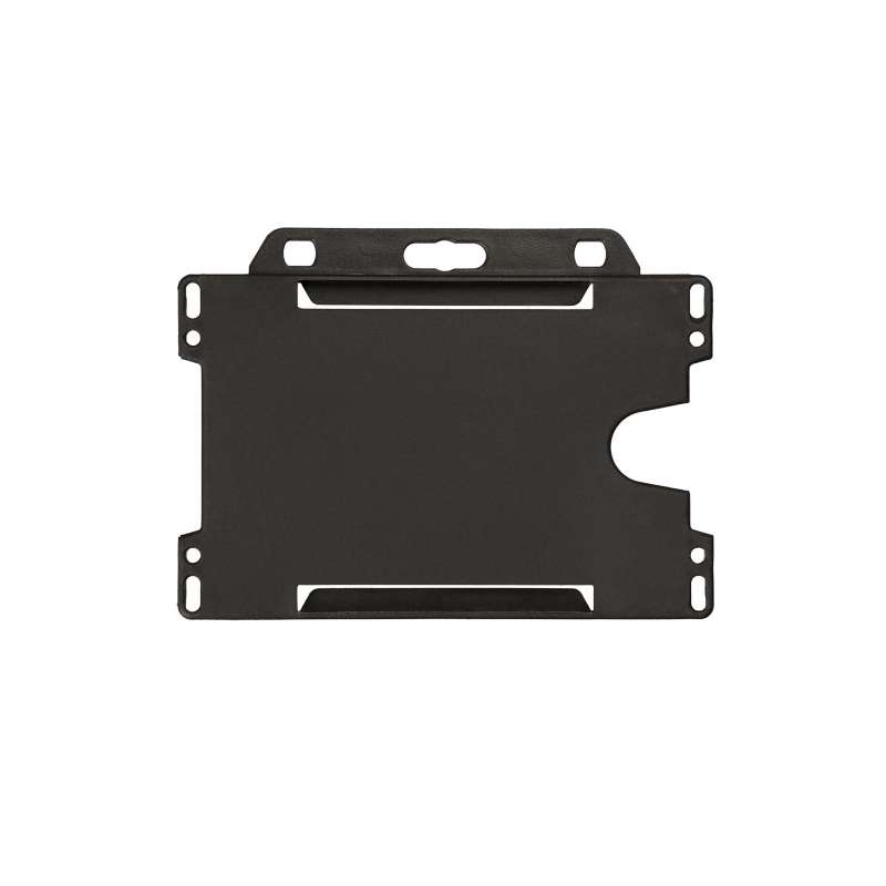 Porta badge in plastica riciclata con logo - cod. P210193