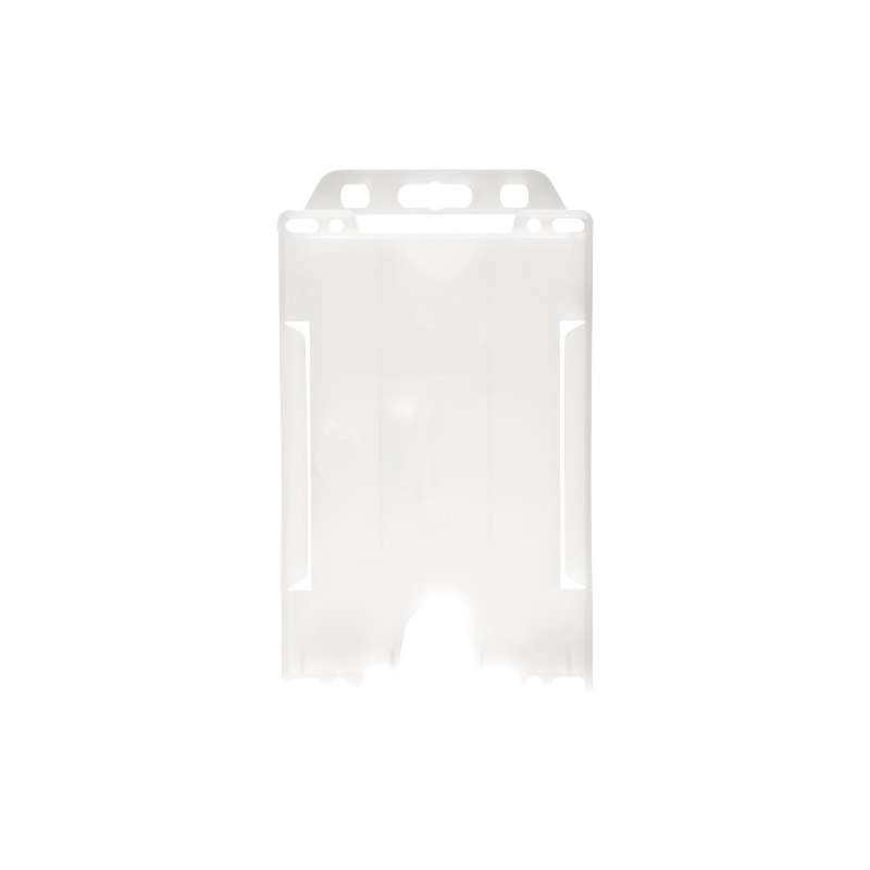 Porta badge verticale in plastica riciclata - cod. P210194