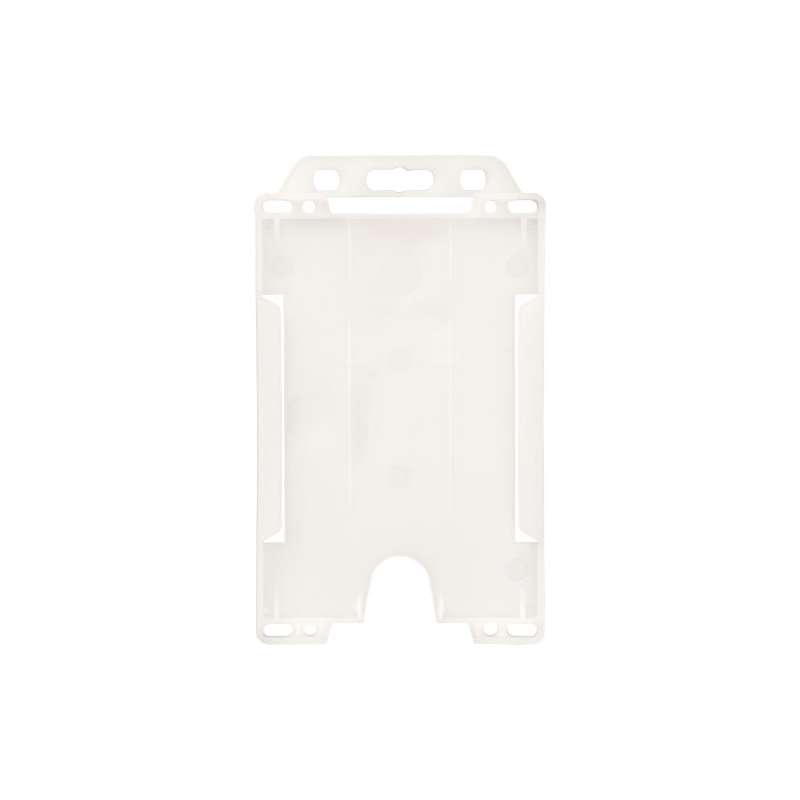 Porta badge verticale in plastica riciclata - cod. P210194