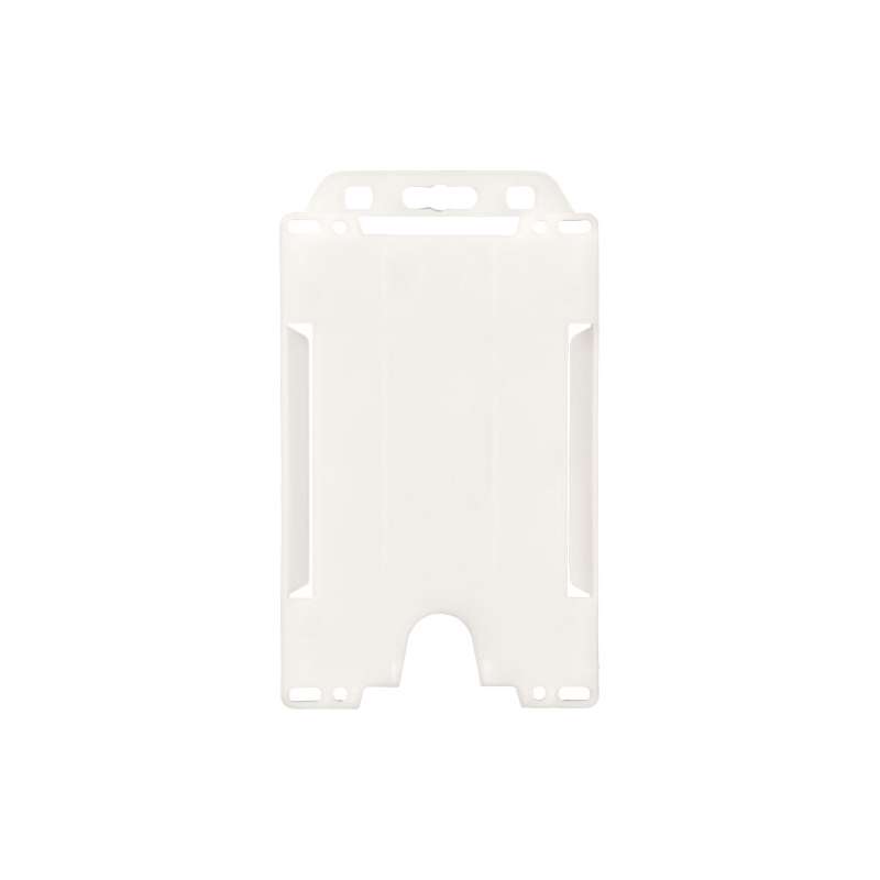 Porta badge verticale in plastica riciclata - cod. P210194