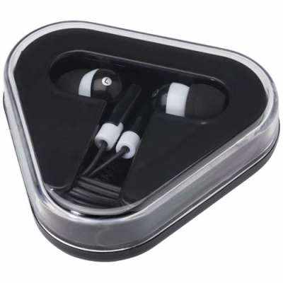 Auricolari con astuccio in plastica riciclata Rebel - cod. P124439