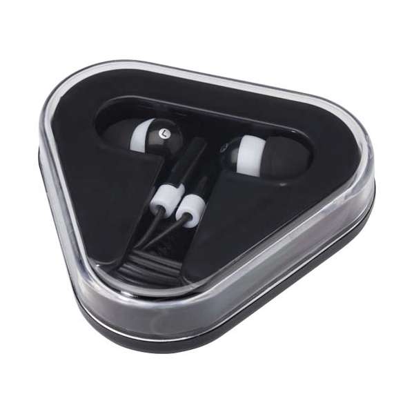 Auricolari con astuccio in plastica riciclata da personalizzare - cod. P124439