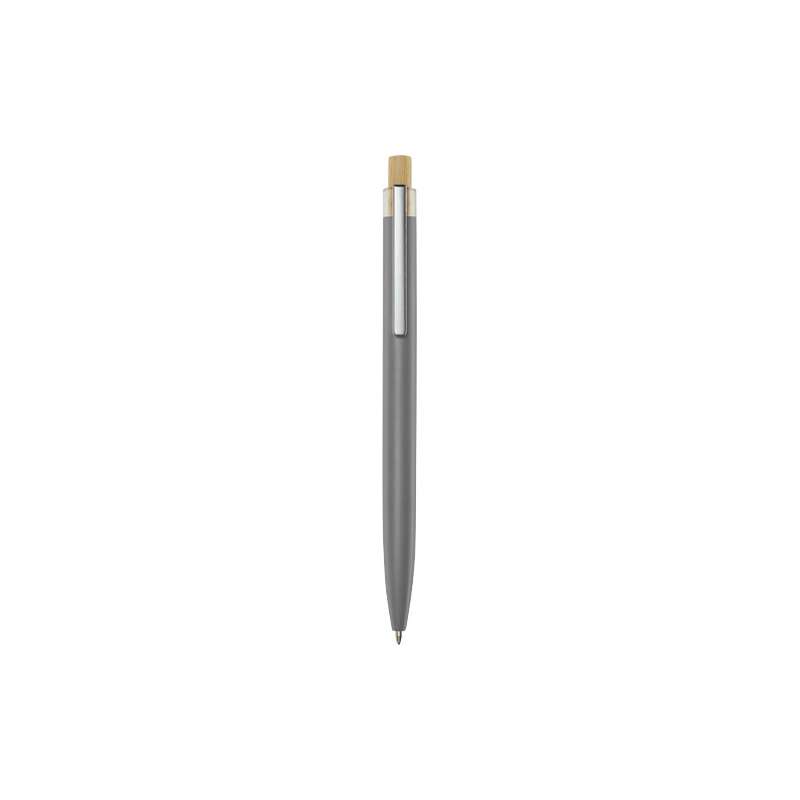 Biro con inchiostro nero in alluminio riciclato - cod. P107879